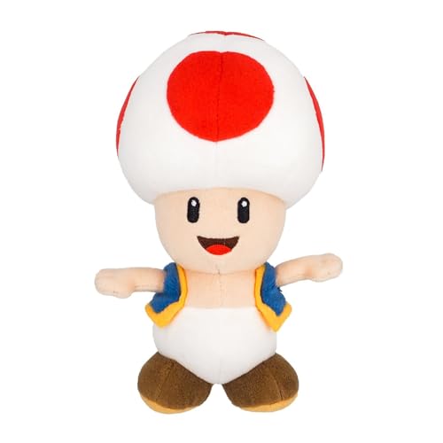 Nintendo Together+ - Stofftier Super Mario - Roter Toad 20 cm Nintendo Together+ - Stofftier Super Mario - Roter Toad 20 cm von Together Plus