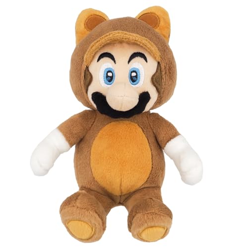 Nintendo Together+ – Super Mario Plüschfigur – Mario Tanooki, 22 cm Nintendo Together+ – Super Mario Plüschfigur – Mario Tanooki, 22 cm von Together Plus