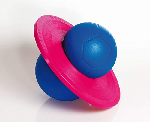 TOGU Hüpfball Moonhopper, blau/pink, bis 45 kg belastbar von Togu