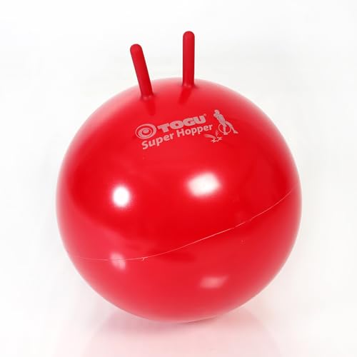 Togu Sprungball Super, rot, Hüpfball, Springball für Drinnen & Draußen, Fitness für Kinder, Hopperball Togu Sprungball Super, rot, Hüpfball, Springball für Drinnen & Draußen, Fitness für Kinder, Hopperball von Togu