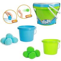 Toi-Toys Wasserbomben Splash 2 Eimer + 10 Bälle blau grün von Toi-Toys Deutschland
