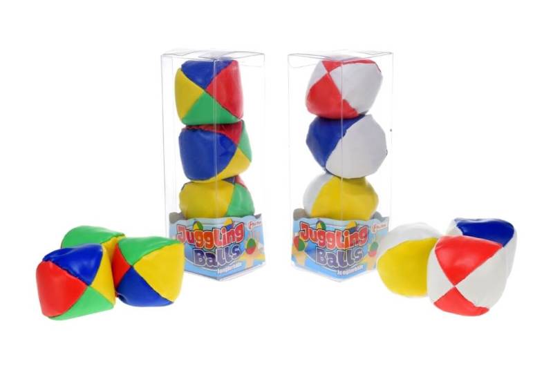 3St. Jonglierbälle in Dose sortierte Ware von Toi-Toys