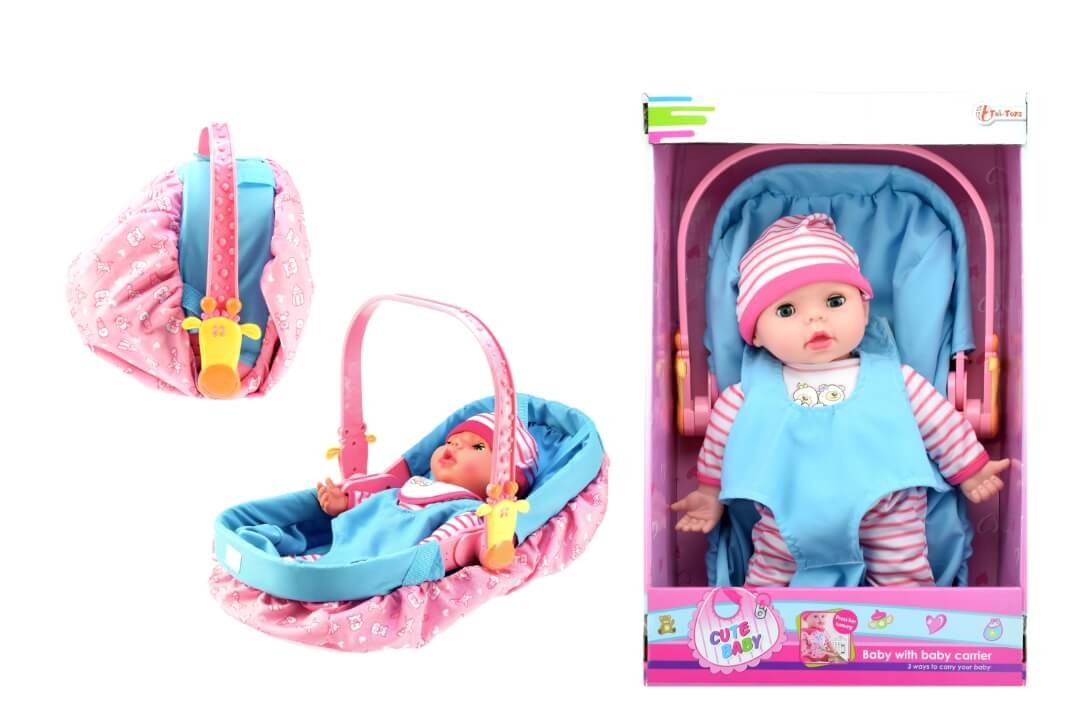 Babypuppe in MiniCosi von Toi-Toys