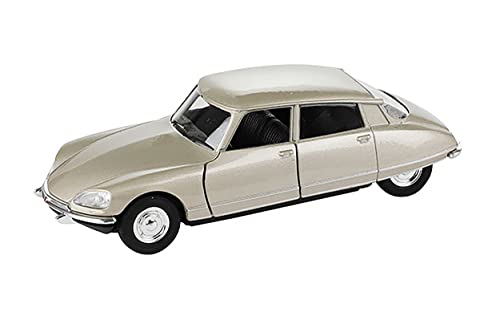 Citroen 1973 DS23 Modellauto aus Metall Modell Auto mit Rückzugmotor Spielzeugauto Spielzeug Geschenk 4-Varianten Welly 32 (Champagne-Metallic) von Toi-Toys