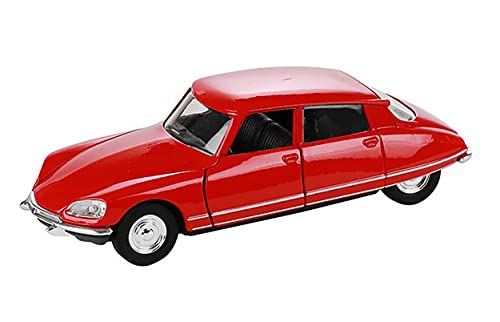 Citroen 1973 DS23 Modellauto aus Metall Modell Auto mit Rückzugmotor Spielzeugauto Spielzeug Geschenk 4-Varianten Welly 32 (Rot) von Toi-Toys