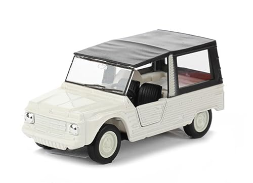 Citroen MEHARI 1968 Modellauto aus Metall mit Rückzugmotor Modell Auto Spielzeugauto Spielzeug Geschenk 4-Varianten Welly 16 (Weiss) von Toi-Toys
