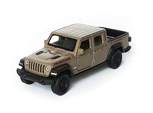 Jeep 2020 Gladiator FCA aus Metall Modellauto Modell Auto mit Rückzugmotor Spielzeugauto Welly 4-Varianten 46 (Braun-Metallic) von Toi-Toys