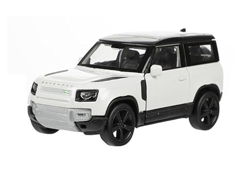 Land Rover 2020 Defender Modellauto aus Metall mit Rückzugmotor Modell Auto Spielzeugauto Spielzeug 4-Varianten Welly 12 (Weiss) von Toi-Toys