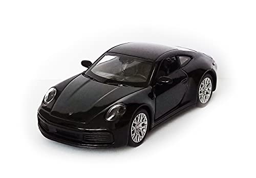 Porsche 911 Carrera 4S Sportwagen Metall Modellauto Modell Auto 4-Farben Kinder Geschenk 85 (Schwarz) von Toi-Toys