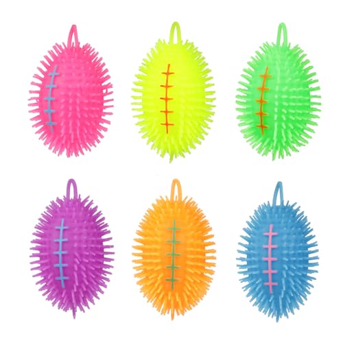 Pufferz Pufferz Rugby Stressball 14 cm groß - 1 Stück - Dehnstreck Squeeze von Toi-Toys