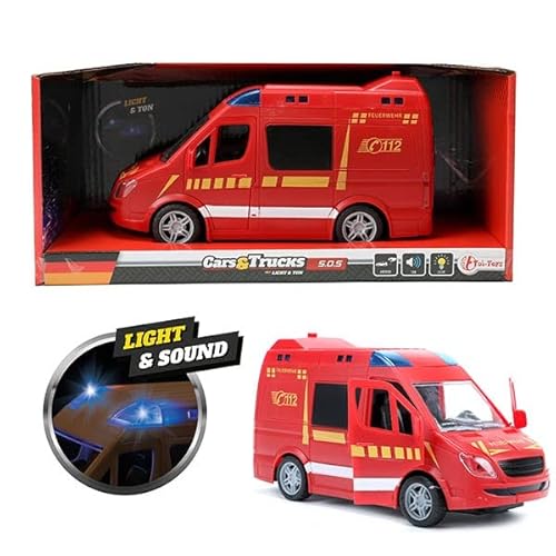 Toi Toys Feuerwehrbus (deutsch) Reibung von Toi-Toys