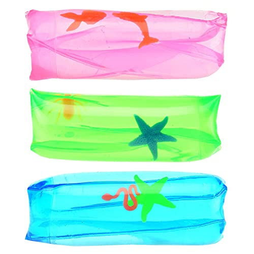 Toi-Toys 1 x Wasserflutschi Flutschi Wasserschlange mit Meerestieren, 1 aus 3 Farben von Toi-Toys
