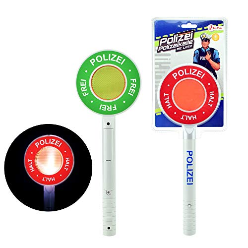 Toi-Toys - Deutsches Stoppschild mit Licht inklusive Batterien, Figur, 14864A, Mehrfarbig Toi-Toys - Deutsches Stoppschild mit Licht inklusive Batterien, Figur, 14864A, Mehrfarbig von Toi-Toys