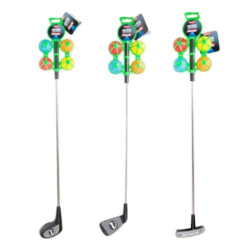Toi-Toys Adrenix Golfstick Metall mit 4 farbigen Kugeln, 5tlg. Toi-Toys Adrenix Golfstick Metall mit 4 farbigen Kugeln, 5tlg. von Toi-Toys