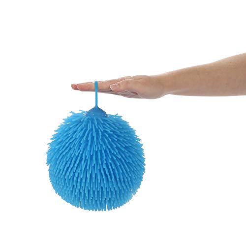 Toi-Toys Puffer Bälle mit Noppen, Blau – Fidget Toys Anti-Stress-Spielzeug Bälle für Kinder, elastischer Ball, Kugeln mit Spitzen zum Drücken für Kinder, zum Üben, Squeeze – ca. 18 cm Toi-Toys Puffer Bälle mit Noppen, Blau – Fidget Toys Anti-Stress-Spielzeug Bälle für Kinder, elastischer Ball, Kugeln mit Spitzen zum Drücken für Kinder, zum Üben, Squeeze – ca. 18 cm von Toi-Toys