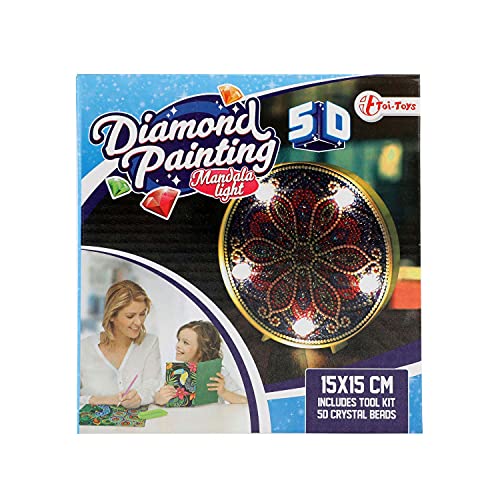 Toi Toys Diamantmalerei-Mandala-Lampe von Toi-Toys