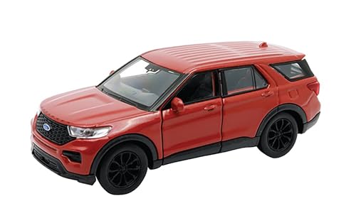 Toi-Toys Ford Explorer 2023 Modellauto 11,8cm Metall Modell Auto mit Rückzugmotor Spielzeugauto 70 (Braun-Metallic) von Toi-Toys