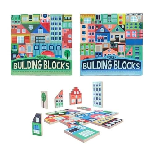 Toi-Toys Holzbaustein-Spiel: Stadt - Bauklötze aus Holz in der Form einer Stadt für Kinder ab 3 Jahren Toi-Toys Holzbaustein-Spiel: Stadt - Bauklötze aus Holz in der Form einer Stadt für Kinder ab 3 Jahren von Toi-Toys