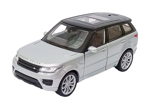 Toi-Toys Land Rover Range Rover Sport 4 Farben Modellauto Modell Auto Spielzeugauto 65 (Silber) von Toi-Toys
