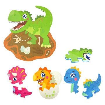 Toi-Toys Little Stars Foam Vloerpuzzel Dino, 36st. Toi-Toys Little Stars Foam Vloerpuzzel Dino, 36st. von Toi-Toys