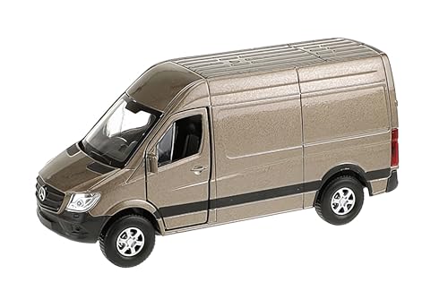 Toi-Toys Mercedes Benz Sprinter Panel Van Modellauto Metall Modell Auto Spielzeugauto Geschenk 4-Farben 88 (Champagner-Metallic) von Toi-Toys