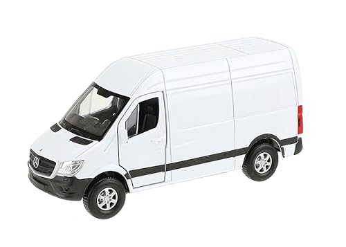 Toi-Toys Mercedes Benz Sprinter Panel Van Modellauto Metall Modell Auto Spielzeugauto Geschenk 4-Farben 88 (Weiss) von Toi-Toys