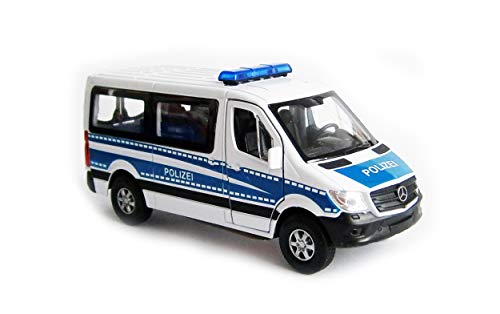 Toi-Toys Mercedes Benz Sprinter Polizei Modellauto Metall Modell Auto Spielzeugauto 92 von Toi-Toys