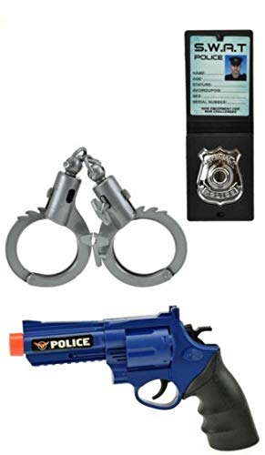 Toi-Toys Polizeisoldat mit Handschellen und Ausweishalter 19 cm von Toi-Toys