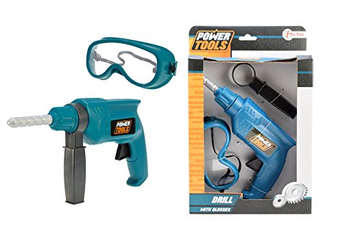 Werkzeugsatz mit Bohrer und Schutzbrille von Toi-Toys