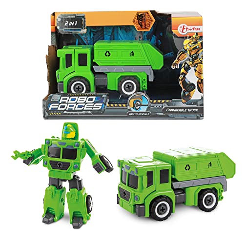 Toi Toys Wechseln Sie den Roboter-Müllwagen von Toi-Toys