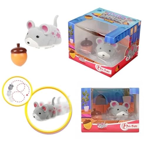 Toi-Toys Spielzeug Elektrische Maus mit Eichel Interaktives Spielzeug mit Eichel, Haustierzubehör Lustiges, Langlebiges Tier-Spiel für Neugierige Katzen Toi-Toys Spielzeug Elektrische Maus mit Eichel Interaktives Spielzeug mit Eichel, Haustierzubehör Lustiges, Langlebiges Tier-Spiel für Neugierige Katzen von Toi-Toys