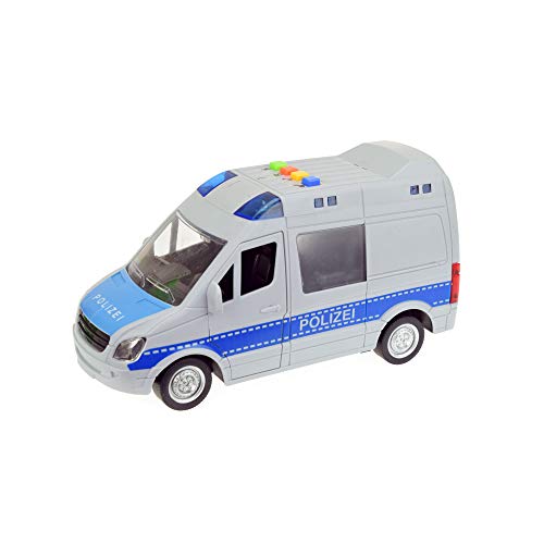 Toi-Toys – Super Reisebus Polizei von Fahrzeuge bis Funktionen, 24053 A, Mehrfarbig von Toi-Toys