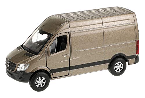 Toi-Toys Welly Mercedes Benz Sprinter Panel Van11,5cm silberfarben von Toi-Toys