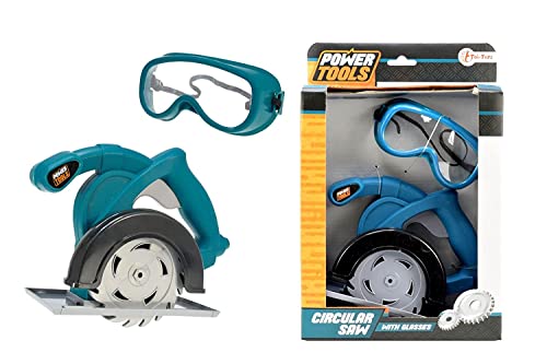 Toi-Toys Power Tools 38033A Kreissäge Sicherheitsbrille, Spielzeug Jouets Werkzeug für Kinder, Mehrfarbig von Toi-Toys