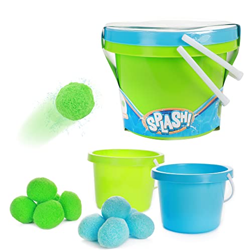 Toi-Toys 65257A Bombes à EAU réutilisables Splash Wiederverwendbare Wasserbomben, 10 Stück – Ø 6 cm, Lot de 10 - Ø 6 cm Toi-Toys 65257A Bombes à EAU réutilisables Splash Wiederverwendbare Wasserbomben, 10 Stück – Ø 6 cm, Lot de 10 - Ø 6 cm von Toi-Toys