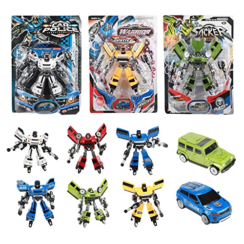 Toi-Toys – transformeur Deluxe auf Karte 8 Sortiert Roboter – Modellbau, 30087Z, Mehrfarbig von Toi-Toys
