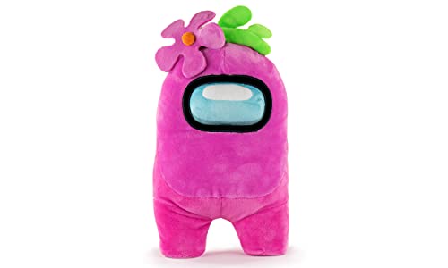 Plüschtiere Offizielles Produkt von Among Us - Rose mit Blume - Super Soft Qualität von Among Us