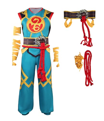 Iron Fist Cosplay Kung Fu-Kostüm für Erwachsene und Herren, Superhelden-Anzug, komplettes Set, Halloween-Outfits von Toitaly
