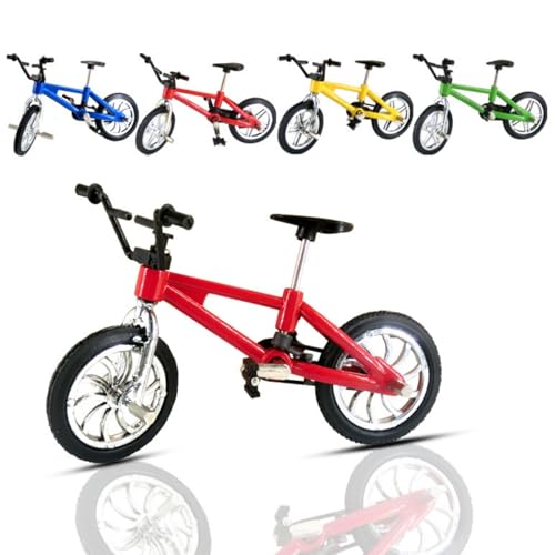4 Stück Miniatur Mountainbike, Legierung Finger Mountainbike, Mountainbike-Modell Spielzeug, Miniatur Finger Bike, Modell Mini Mountainbike, Modell Bike Gadgets für Unterricht, Zuhause, Büro, Verein 4 Stück Miniatur Mountainbike, Legierung Finger Mountainbike, Mountainbike-Modell Spielzeug, Miniatur Finger Bike, Modell Mini Mountainbike, Modell Bike Gadgets für Unterricht, Zuhause, Büro, Verein von Tokaneit