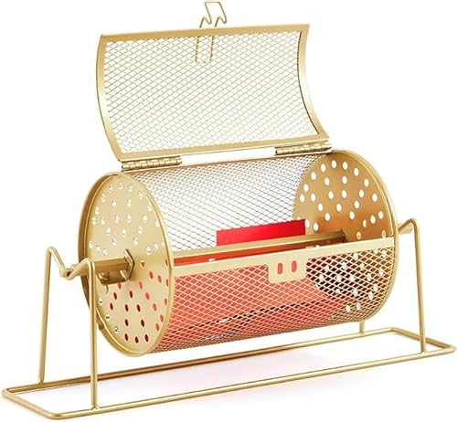 Tokenhigh Lostrommel, Edelstahl Tombola-Trommel (1 Set) von Tokenhigh