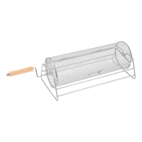 Tombola-Trommel, Lotterie-Drehzeichnung mit Drehgriff aus Holz, Metall-Tombola-Korb, Große Kapazität 11.6" x 4.9" Tombol-Spinner für Party Spiele Events Werbeaktivitäten von Tokenhigh