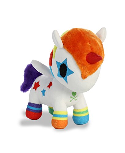 Aurora World 15655 Tokidoki Bowie Unicorno Plüsch, 20.3 cm, Mehrfarben von Tokidoki