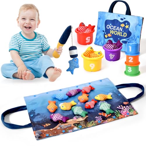 Tokiyis Baby Spielzeug ab 1 Jahr, Montessori Sensorik Angelspielzeug von 1–3 Kinder,Trainiert Hand Auge Koordination Kleinkind Lernspielzeug Geschenke ab 1 2 3 4 Jahre Geschenk Für Junge Und Mädchen Tokiyis Baby Spielzeug ab 1 Jahr, Montessori Sensorik Angelspielzeug von 1–3 Kinder,Trainiert Hand Auge Koordination Kleinkind Lernspielzeug Geschenke ab 1 2 3 4 Jahre Geschenk Für Junge Und Mädchen von Tokiyis