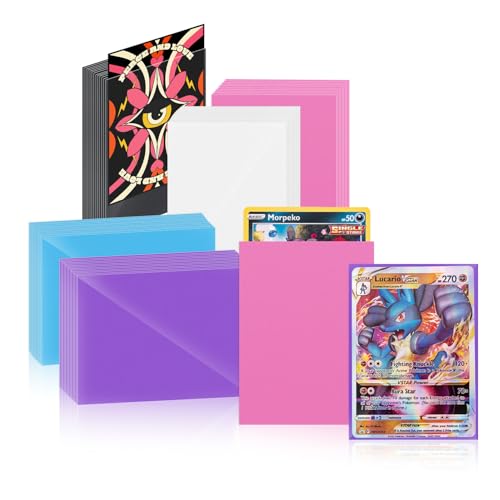 Tolseum 500 Stück Sammelkarten Hüllen, 66 x 91 mm Standardgröße Weiche Mtg sleeves,Doppelseitiger Karten Sleeves für MTG, Sammelkarten, Basketball/Fußball Karten Tolseum 500 Stück Sammelkarten Hüllen, 66 x 91 mm Standardgröße Weiche Mtg sleeves,Doppelseitiger Karten Sleeves für MTG, Sammelkarten, Basketball/Fußball Karten von Tolesum