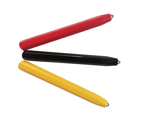 TollesfürKinder 3er Set Ersatzstift - Magnetstift schwarz, rot, gelb im Mix für magnetische Zeichentafeln - Zaubertafel mit Kugeln, Magnetboard, Magnetspiel TollesfürKinder 3er Set Ersatzstift - Magnetstift schwarz, rot, gelb im Mix für magnetische Zeichentafeln - Zaubertafel mit Kugeln, Magnetboard, Magnetspiel von TollesfürKinder