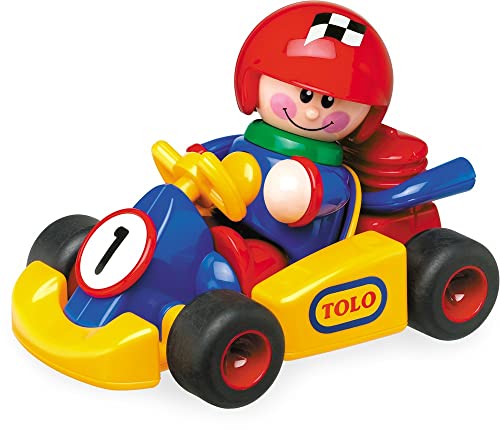 Spielset Go Kart mit Spielfigur, First Friends, ab 12 Monaten, ca. 17 x 11,5 x 8 cm von Tolo