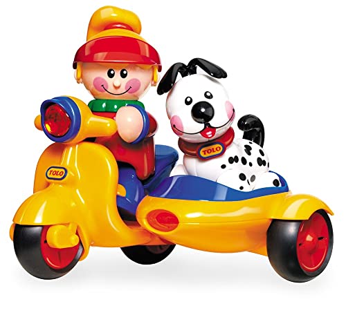 Spielset Scooter mit 2 Spielfiguren, First Friends, ab 12 Monaten, ca. 16 x 14,5 x 10 cm von Tolo