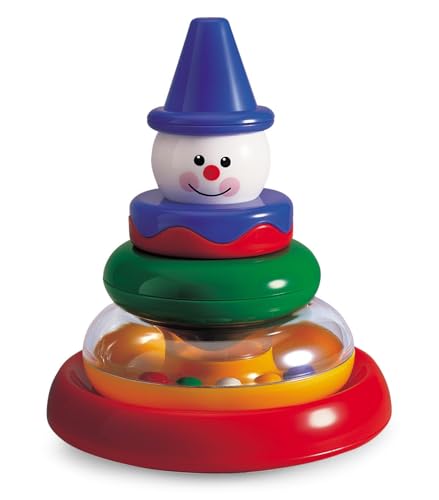 Stapelturm Clown, Stacking Activity, ab 6 Monaten, ca. 13 x 13 x 17 cm von Tolo