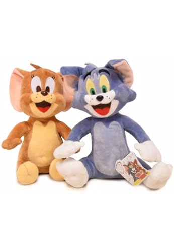 Tom&Jerry & Jerry Plüschtiere, groß, 28 cm, Katze und Maus, weich, Original Tom&Jerry & Jerry 760018954 farbig sortiert von Tom & Jerry