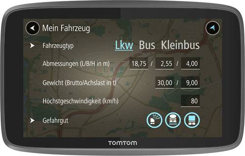 TomTom GO Professional 520 LKW-Navi 13cm 5 Zoll Europa von TomTom